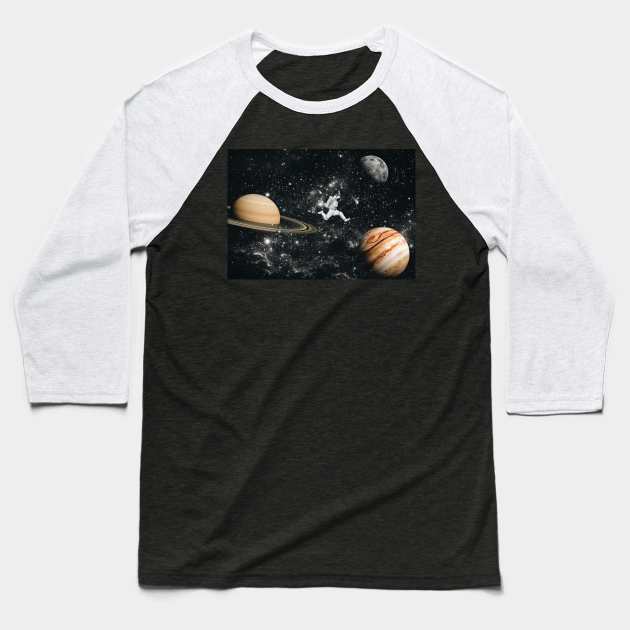 Parkour Baseball T-Shirt by eccentrixgallery